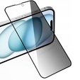 2x Μετριασμένο γυαλί απορρήτου για iPhone 15 Plus, ERBORD Anti-Spy