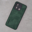 Θήκη για Xiaomi Redmi 12C, ERBORD Business, με πλάκα στήριξης αυτοκινήτου, πράσινη