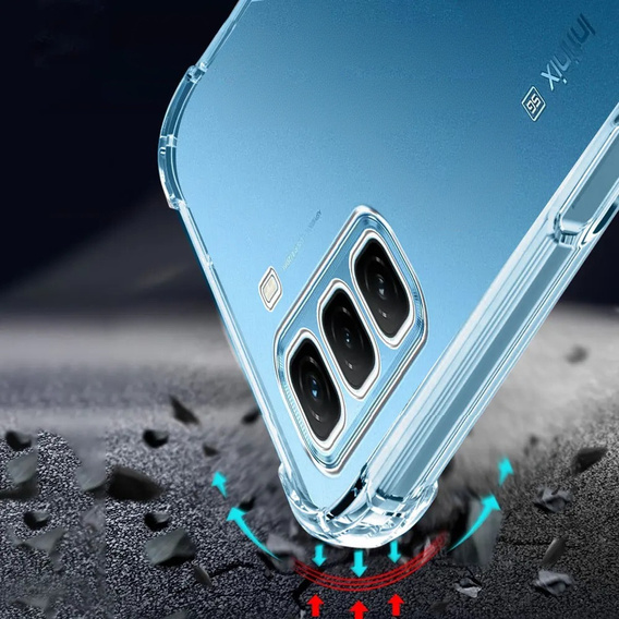 Θήκη για Infinix Hot 50 Pro+ 4G, Dropproof, διαφανής
