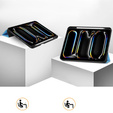 Θήκη για iPad Pro 11" 2024 (5 gen.), Smartcase με χώρο για γραφίδα, μπλε