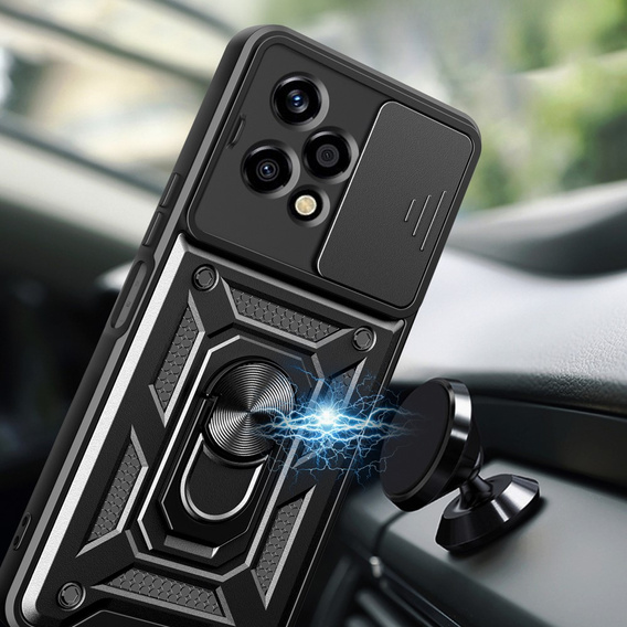 Θήκη για Honor 200 Lite, CamShield Slide, μαύρη
