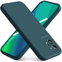 Θήκη για Realme GT2 Pro, Silicone Lite, σκούρα πράσινη