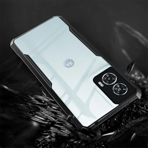 Θήκη για Motorola Edge 50 Fusion 5G, AntiDrop Hybrid, μαύρη