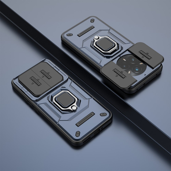 Θήκη για Realme 14 Pro+ 5G, CamShield Slide, μπλε