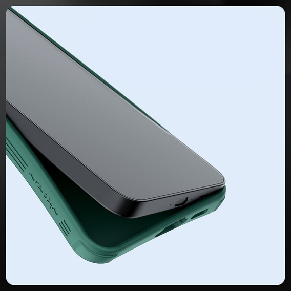 Θήκη για Samsung Galaxy S24 FE, θωρακισμένη Nillkin, CamShield Pro, πράσινη