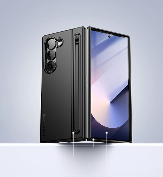 Θήκη για Samsung Galaxy ZFold 6, Suritch Full Body, μαύρη