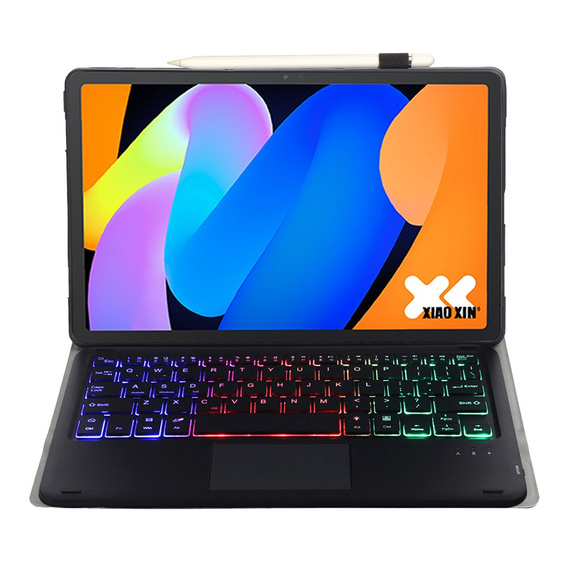 Θήκη φωτιζόμενου πληκτρολογίου Bluetooth Touchpad για Lenovo Idea Tab 11" 2025 TB336FU TB336ZU, μαύρο