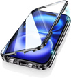 Μαγνητική θήκη MagSafe Dual Glass για iPhone 16, μαύρη