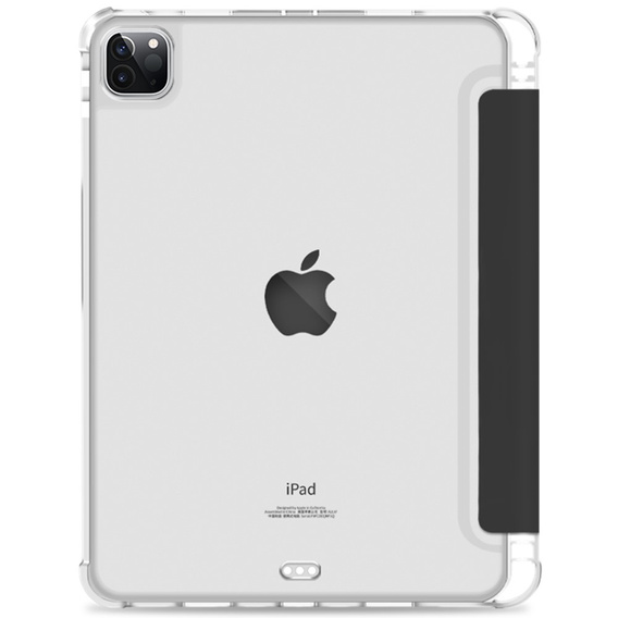 Θήκη για iPad Pro 11 2022 / 2021 / 2020, Smartcase Hybrid, με χώρο για γραφίδα, μαύρη