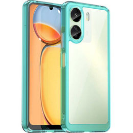 Θήκη για Xiaomi Redmi 13C / Poco C65, Fusion Hybrid, διαφανής / μπλε