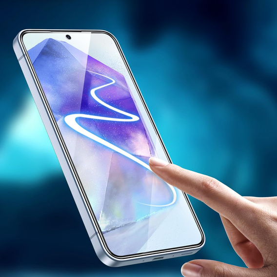 2x Μετριασμένο γυαλί ERBORD 9H Hard Glass στην οθόνη για Samsung Galaxy A55 5G