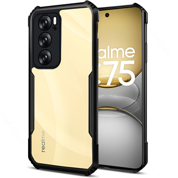 Θήκη για Realme 14X / Realme C75, AntiDrop Hybrid, μαύρη
