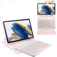 Θήκη πληκτρολογίου για Samsung Galaxy Tab A9+, Rotary 360° Leather, ροζ rose gold