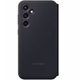 Γνήσια θήκη Samsung για Galaxy S23 FE, S View Wallet Cover, μαύρη