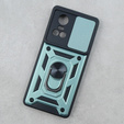 Θήκη για Oppo Reno 10 / 10 Pro, CamShield Slide, πράσινο