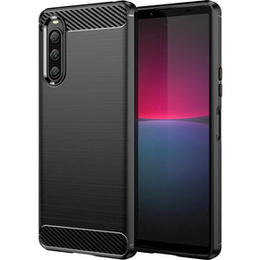 Θήκη για Sony Xperia 10 V, Carbon, μαύρη