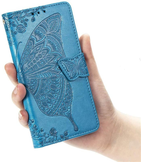 Θήκη με πτερύγιο για OnePlus Nord CE4 Lite, Butterfly, μπλε