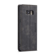θήκη CASEME για Samsung Galaxy S8, Leather Wallet Case, μαύρη