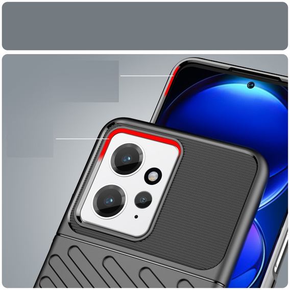 Θήκη για Xiaomi Redmi Note 12 4G, Thunder, μαύρη