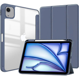 Θήκη για iPad Air 13" 2025/2024 (7/6 gen.), Smartcase Hybrid, με χώρο για γραφίδα, μωβ