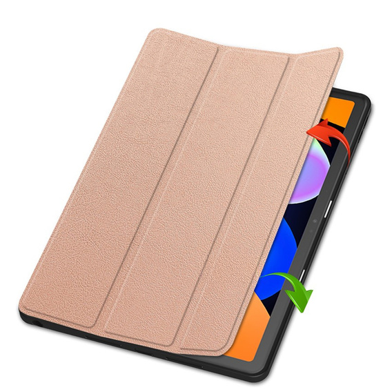 Θήκη για Lenovo Idea Tab 11" 2025 TB336FU TB336ZU, βάση, Smartcase με υποδοχή γραφίδας, ροζ χρυσό