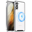 θήκη προστασίας κάμερας για το Samsung Galaxy S21 FE 5G, CamShield MagSafe, διαφανές / ασημί