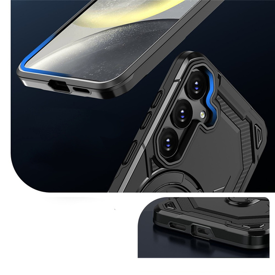 Μαγνητική θήκη με βάση για Samsung Galaxy A57 5G, μαύρη