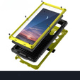 Θωρακισμένη θήκη για Samsung Galaxy S25 Ultra, R-JUST, κίτρινη