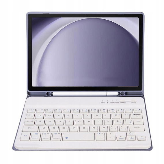 Θήκη + πληκτρολόγιο Samsung Galaxy Tab S9 FE, Leather Pen Slot, γαλάζια