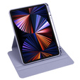 Θήκη για iPad Pro 11" 2022/2021/2020 (4/3/2 gen.), με υποδοχή γραφίδας, περιστρεφόμενη κατά 360°, μωβ