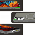 Θήκη για Samsung Galaxy S25 Edge, Kickstand Matt Case, για MagSafe, γκρι τιτάνιο