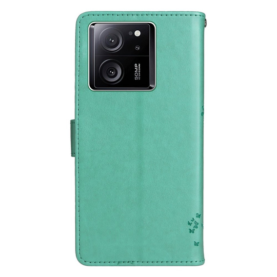 Θήκη με πτερύγιο για Xiaomi 13T / 13T Pro, δέντρο, πράσινη