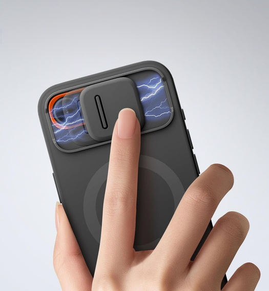SURITCH - Μαγνητική προστατευτική θήκη με κάλυμμα κάμερας και βάση στήριξης για iPhone 16e