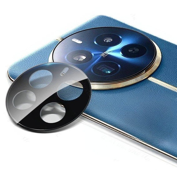 Μετριασμένο γυαλί για κάμερα για το Realme 12 Pro 5G / 12 Pro+ 5G, μαύρη