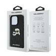 Θήκη Karl Lagerfeld Hardcase Monogram Karl & Choupette Head Pin για iPhone 16 Pro