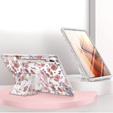 Θήκη για Samsung Galaxy Tab S7 FE, Suritch Full Body Marble, ροζ