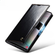 θήκη CASEME για Samsung Galaxy Note 10 Plus, Waxy Textured, μαύρη