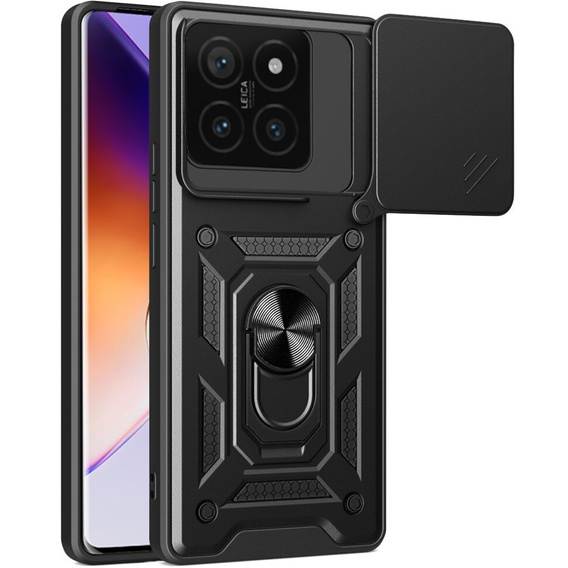 Θήκη για Xiaomi 14T, CamShield Slide, μαύρη