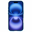 θήκη για το iPhone 16, Magnetic Dual Glass, μπλε
