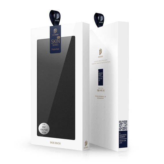 Dux Ducis Θήκη για Vivo Y35 4G, Skinpro, μαύρη