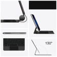 Θήκη πληκτρολογίου για iPad Pro 11" 2024, Magnetic Keyboard Touchpad, μαύρη