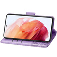 Θήκη με πτερύγιο για Motorola Edge 50 Neo / Motorola ThinkPhone 25, Butterfly, μωβ