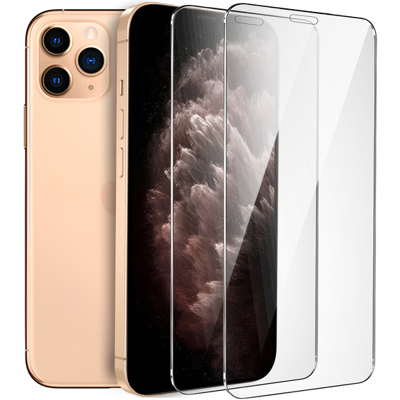 2x Μετριασμένο γυαλί για iPhone 11 Pro, ERBORD 9H Hard Glass στην οθόνη