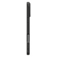 θήκη Spigen για iPhone 16 Pro Max, Liquid Air, μαύρη + μετριασμένο γυαλί 9H
