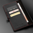Δερμάτινη θήκη για Samsung Galaxy S24, ERBORD LeatherWallet, μαύρη
