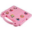Παιδική θήκη για Apple iPad Air 11" 6 gen. 2024, Cute Patterns, με βάση, ροζ