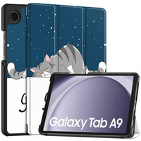 Θήκη για Samsung Galaxy Tab A9, Smartcase, sleeping cat