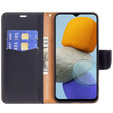 Θήκη με πτερύγιο για Samsung Galaxy M33 5G, Wallet Litchi Magnet, μαύρη