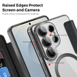 Θήκη με πτυσσόμενο καπάκι RFID Wallet MagSafe με προστασία κάμερας για Samsung Galaxy S26 Ultra