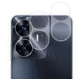 2x ERBORD μετριασμένο γυαλί για την κάμερα για να Realme C55, διαφανής